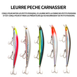 Leurre de pêche 5 pcs appât articles de pêche appâts en mer et eau douce appâts rigides bioniques artificiels appât à trois crochets
