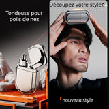 Tondeuse nez 350mAh 8x4,6cm mini professionnelle tondeuse nez oreilles avec capuchon anti-poussière cadeau idéal pour les hommes