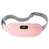Ceinture chauffante 22x16x6cm 1800mAh 4 modes de vitesse Démarrage par un seul bouton Matériau sûr Intelligent faible bruit Rose