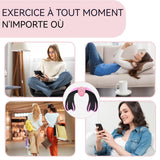 Stimulateur musculaire 6 modes réglables Matériau sûr Rechargeable par USB Utilise la technologie EMS Facile à utiliser Rose