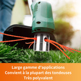 Lot de 4 têtes de débroussaillage Epaisseur du câble 2.4mm 2.6mm 3mm Tête de ciseaux universelle Tête de coupe du fil d'aluminium