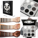 Palette d'ombres à paupières 9 couleurs portable étanch et résistant à la transpiration palette de fards à paupières pour la scène