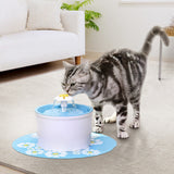 Abreuvoir pour animaux de compagnie   Électrique  Matériau écologique   Distributeur d'eau à recirculation  Cartouche filtrante