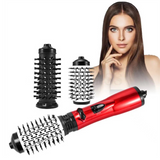 Brosse à cheveux 3 en 1 900-1200w fer à friser automatique multifonctionnel à air froid et à air chaud avec deux têtes de rechange