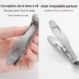 oupe ongles 9x4cm pieds dur et epais coupe ongle pied coupe ongle professionnel,angled nail clipper for seniors thick toenails