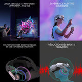 VR 220x192x80mm casque de réalité virtuelle head VR accessoires casques confortablesavec écouteurs séparés et capuche complète