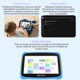 Tablette enfants 1020x600p 7 pouces Écran anti-lumière bleue 2+32 Go Autonomie de 8h Contrôle parental Cadeau idéal pour les enfants