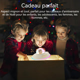 Enceinte bluetooth 1200mah bluetooth 5,4 type-c RGB 4 modes de jouer enceinte portable avec veilleuse prise en charge de carte tf
