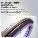 Écouteurs de Traduction IPX5 doux et confortable souple sans déformation Effets sonores améliorés  Aucune fuite sonore violet