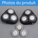 Tete de Rasoir 3pcs Tete de Rasoir pour Philips compatibles avec les rasoirs Series 1000 2000 3000 et 4000 3pcs lame rasoir
