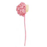 Boule de bain 36x12cm brosse de bain à long manche peut être utilisée pour le brossage et le massage baignoire double face rose