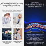 Étirement  du dos 25x38x16cm appareil de traction lombaire pour correcteur de dos massage de la taille soulagement lombaire courbé