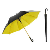 Parapluie Parapluie 8 baleines 125X97cm avec auvent élargi cadre renforcé conception de couverture imperméable solide et durable