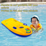 Bodyboard gonflable pour enfants 116x52x15cm avec poignées planche de surf planche de natation planche de bodyboard gonflable