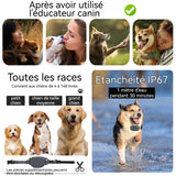 Collier anti aboiement chien avec télécommande étanche IP67 rechargeable collier anti aboiement pour chien anti aboiement chien