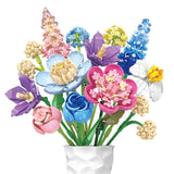 Kit de construction de bouquet de fleur 880PCS construction de fleurs kit de construction de fleurs blocs de construction fleur