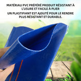 Tuyau Plat 25mm bleu PVC Longueur 50 mètres tuyau de refoulement Tuyau de refoulement plat Tuyau Plat de Pompe tuyau souple plat