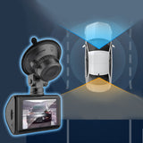 Enregistreur vidéo de voiture HD 1080P à double lentille avant et arrière pour la surveillance du stationnement en marche arrière
