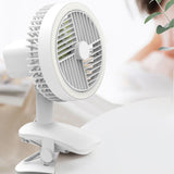 Ventilateurs électriques   A clipser    Manivelle automatique  Vitesse du vent à 3 vitesses   Ventilateur de tête oscillant