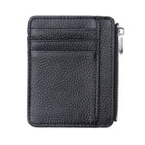 Porte-monnaie homme porte-monnaie en cuir de vache housse de carte ultra mince porte-monnaie multi-cartes cadeau homme