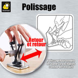 Aiguiseur de couteaux 7,7x6,9x5in tungstène professionnel couteaux cuisine ventilateur évacuation résidus acier aiguiseur couteaux