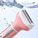 Rasoir intime 4 en 1 pour femmes Epilateur électrique pour les aisselles Tondeuse Epilation intime Rasoir Tondeuse à sourcils