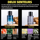 Parfum hommes 2 pièces ensemble 50ml de parfum coffret eau de toilette longue durée pour hommes eau de toilette boîte cadeau étoile