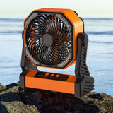 Ventilateur électrique  20000 mAh  Modèle à suspendre ou à poser Peut être utilisé comme batterie rechargeable  Ventilateur de sol
