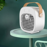 Refroidisseur USB Pulvérisation Réfrigération Ménage Portable Rechargeable Climatisation Ventilateur Mini Refroidisseur