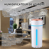 Humidificateur mini humidificateur 1.6-2w 5V capacité du réservoir d'eau 360ml sortie de brume 25-40ml/h brume 7x7x16.5cm blanc
