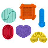 Pierre sensorielle en silicone 6PCS fidget toys anti-stress jouets sensoriels sensory stone pierre d'inquiétude pour enfants
