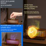 Humidificateur 120ml mini humidificateur humidificateur hydratant air hydratant Machine d'aromathérapie avec 7 types de lumières
