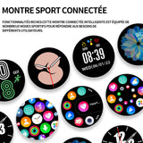 Montre intelligente 230mah 1.28 Pouces montre connectée femme homme montre de sport appels numérotation montre sport connectée