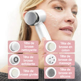 Brosse Nettoyante Visage Électrique 1000mAh Mode 3 vitesses Ecran d'affichage numérique brosse nettoyante visage electrique massage