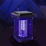 Cour jardin maison solaire anti-moustique lampe éclairage extérieur choc électrique anti-moustique ultraviolet piège à moustiques