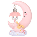 Veilleuse 11x15cm veilleuse licorne lune cadeaux créatifs mignons ornements de décoration de la maison veilleuse LED artisanat
