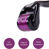 Derma roller micro aiguille 0,2mm 540 aiguilles micro aiguille rouleau pour barbe/cheveux/visage dermaroller barbe dermaroller