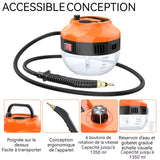 Nettoyeur vapeur haute pression haute température multi usage pour canapé et nettoyage du chiffon portable pour la maison 6 niveaux