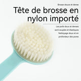Brosse de bain 36x12cm peut être utilisée pour le brossage et le frottement brosse à long manche pour bain baignoire double face