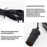 Allume cigare 12v 100w allume cigare de voiture cordon d'alimentation de voiture machine à laver cordon allume-cigare longueur 5m