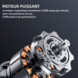 Tondeuse à cheveux  USB bleu  tondeuse à  cheveux numérique  tondeuse à cheveux domestique en libre-service  tondeuse à cheveux