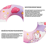 Anneau de natation  50cm diamètre anneau natation gonflable siège  gonflable pour enfants  flottant licorne siège enfants cercle