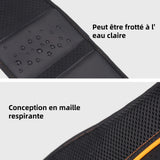 Ceinture de massage 2pcs ceinture de sudation abdominale soutien dorsal pour hommes et femmes perte de poids ceinture de sauna