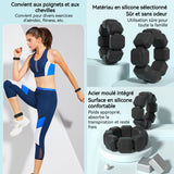 Bracelet lesté 2PCS 0,15kg pour adulte et enfant antidérapant poids de poignet poids de cheville pour yoga/course à pied/pilates