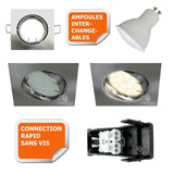 Lampe COB Coupe   GU10  Grande économie d'énergie  Rendu des couleurs élevé   Couleur de lumière stable  Transmission élevée