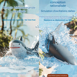 Jouet requin télécommandé 2.4ghz avec caméra lumière pour enfants peut pulvériser de l'eau rotation étanche cadeaux enfants