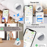 Localisateur applicable au système os technologie de puce u1 pile bouton cr2032 remplaçable étanchéité ip68 localisateur d'objets