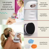 Masseur anti cellulite 25w masseur corporel électrique portatif machine de sculpture du corps avec couverture en tissu 3 couleurs