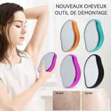 Nano Épilateur gomme à cheveux 105 x55 x33mm de Verre nanométrique et plastique ABS outil d'épilation avec effet exfoliant
