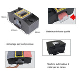 Mélangeur de cartes automatique usb mélangeur automatique de cartes mélangeur de cartes fête familiale poker blackjack carte de jeu